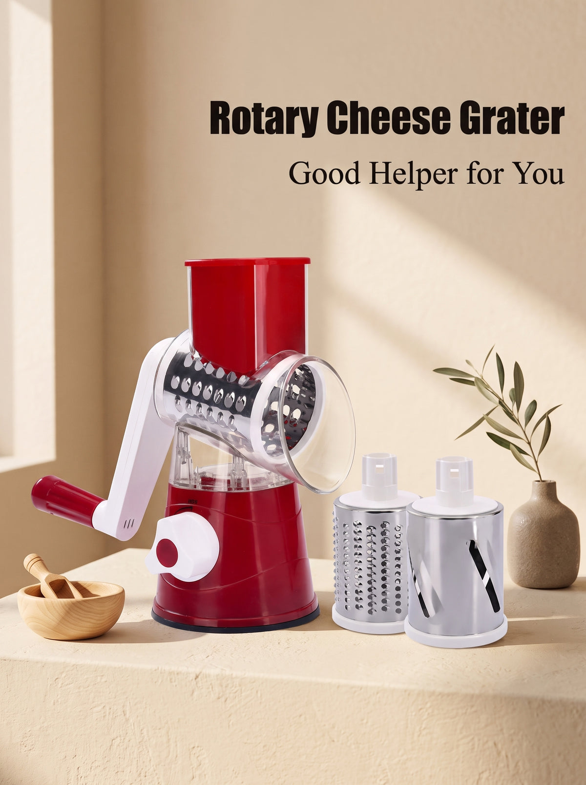 3-in-1 Rotary Vegetable Cutter